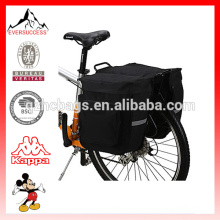 600D / PVC Waterproof 37L Double Saddle Bags For Bicycles